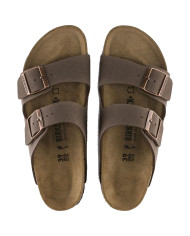 CIABATTE BIRKENSTOCK UNISEX ARIZONA MOCCA BIRKIBUC BIRKOFLOR 151183