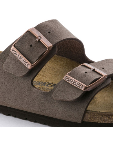 CIABATTE BIRKENSTOCK UNISEX ARIZONA MOCCA BIRKIBUC BIRKOFLOR 151183