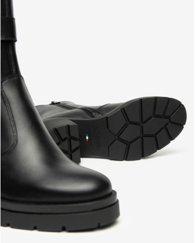 STIVALETTO NEROGIARDINI DONNA CHELSEA GUANTO NERO TR VARSAVIA I514790D/100