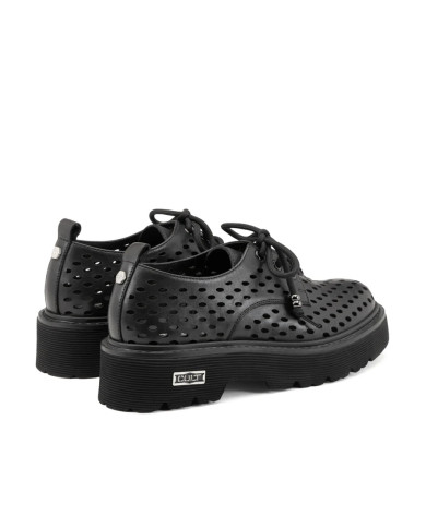 STRINGATA CULT DONNA SLASH 4692 LOW W PERF.LEAT/LEAT BLACK CLW469200