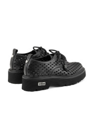 STRINGATA CULT DONNA SLASH 4692 LOW W PERF.LEAT/LEAT BLACK CLW469200