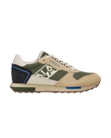 SNEAKERS NAPAPIJRI UOMO F4VIRTUS02/SCO MAN SUEDE/NYLON RUNNING NP0A4IJI/NBA/BEIGE/GREEN