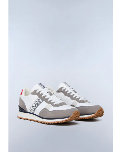 SNEAKERS NAPAPIJRI UOMO COSMOS WHITE/GREY/NAVY S6COSMOS01/NYP K01
