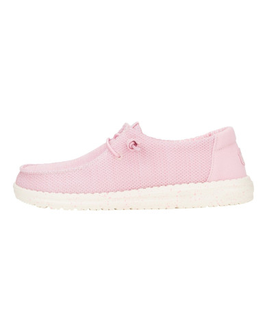 MOCASSINO HEY DUDE DONNA WENDY STRETCH MESH W ROSETTE SLIP-ON HD.41878/6XX