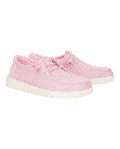 MOCASSINO HEY DUDE DONNA WENDY STRETCH MESH W ROSETTE SLIP-ON HD.41878/6XX