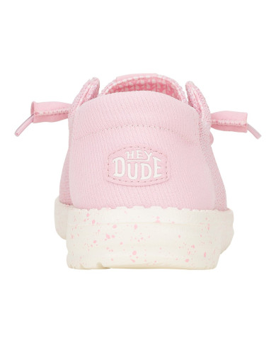 MOCASSINO HEY DUDE DONNA WENDY STRETCH MESH W ROSETTE SLIP-ON HD.41878/6XX