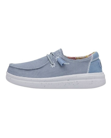 MOCASSINO HEY DUDE DONNA WENDY RISE STRETCH W LILLAC HD.40076/535