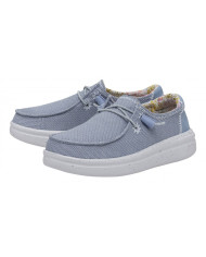 MOCASSINO HEY DUDE DONNA WENDY RISE STRETCH W LILLAC HD.40076/535