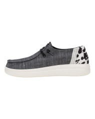 MOCASSINO HEY DUDE DONNA WENDY RISE ANIMAL BLACK/MULTI SLIP-ON HD.43780/0C4