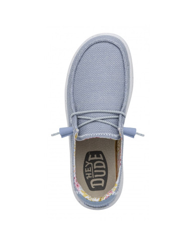 MOCASSINO HEY DUDE DONNA WENDY RISE STRETCH W LILLAC HD.40076/535