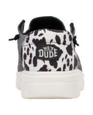 MOCASSINO HEY DUDE DONNA WENDY RISE ANIMAL BLACK/MULTI SLIP-ON HD.43780/0C4