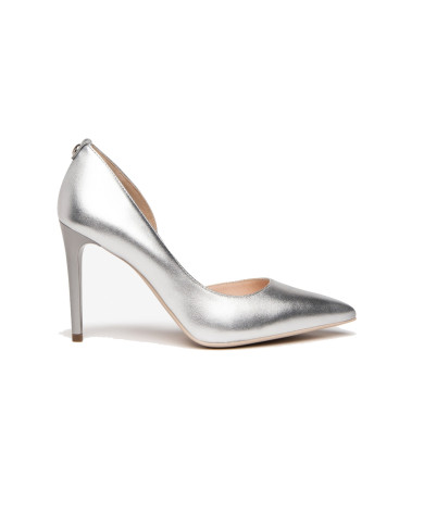 DECOLLETE' DONNA NEROGIARDINI LAMINATO ARGENTO TPU BREIA MISSI NATURALE E318332DE/700