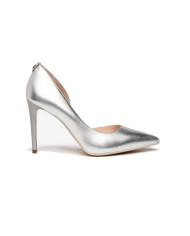 DECOLLETE' DONNA NEROGIARDINI LAMINATO ARGENTO TPU BREIA MISSI NATURALE E318332DE/700