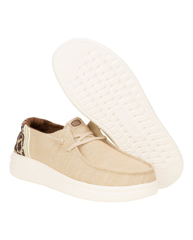 MOCASSINO HEY DUDE DONNA WENDY RISE ANIMAL HD.43780/2UG