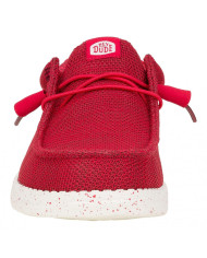 MOCASSINO HEY DUDE UOMO WALLY STRETCH SOX M RED SLIP-ON HD.41898/610