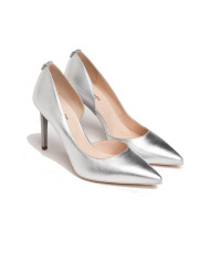 DECOLLETE' DONNA NEROGIARDINI LAMINATO ARGENTO TPU BREIA MISSI NATURALE E318332DE/700