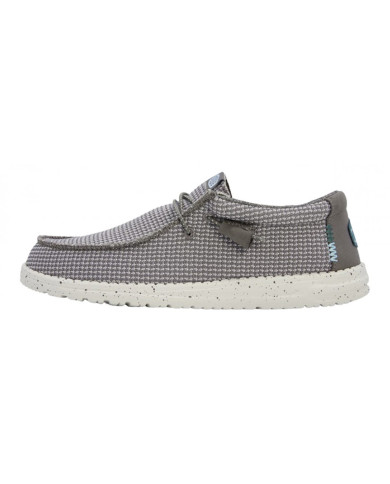 MOCASSINO HEY DUDE UOMO WALLY SPORT MESH M GREY SLIP-ON HD.40403/030