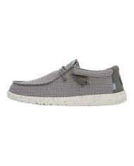 MOCASSINO HEY DUDE UOMO WALLY SPORT MESH M GREY SLIP-ON HD.40403/030