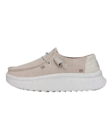 MOCASSINO HEY DUDE DONNA WENDY PEAK CHAMBRAY W CREAM HD.40255/13R