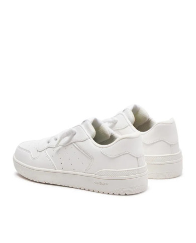 SNEAKERS GEOX BAMBINA J WASHIBA D - GBK+NYLON  WHITE TG:28-35 J36HXD 054FU C1000/A