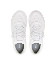 SNEAKERS GEOX BAMBINA J WASHIBA D - GBK+NYLON  WHITE TG:28-35 J36HXD 054FU C1000/A