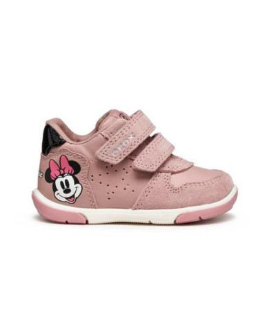 SNEAKERS GEOX PRIMI PASSI B ZAPITO A - GEOBUCK+SCAMOSCIA ANTIQUE ROSE/BLACK B566DB 05422 C8A9B