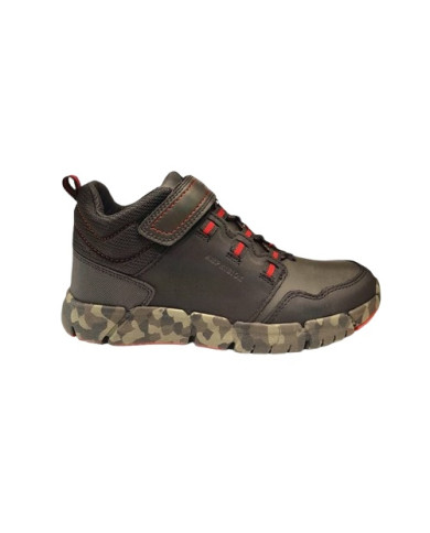 SNEAKERS GEOX BAMBINO J FLEXYPER BLACK RED SNEAKERS AMPHIBIOX ALTA J949XA 032FU C0048