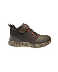 SNEAKERS GEOX BAMBINO J FLEXYPER BLACK RED SNEAKERS AMPHIBIOX ALTA J949XA 032FU C0048