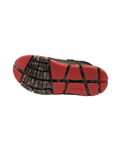 SNEAKERS GEOX BAMBINO J FLEXYPER BLACK RED SNEAKERS AMPHIBIOX ALTA J949XA 032FU C0048