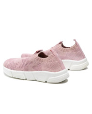 SNEAKERS GEOX BAMBINA ARIL SHINY KNITT ROSE J25DLE 0007Q C8172