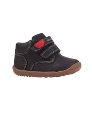 SCARPA PRIMI PASSI BIMBO MACCHIA B. C - NABUK+NAPPA   NAVY B164NC 03285 C4002