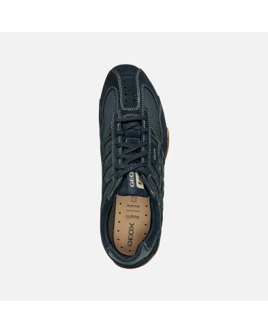 SNEAKERS GEOX UOMO U SNAKE ORIGINAL NAVY U55MNB 022EK C4002