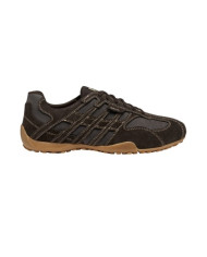 SNEAKERS GEOX UOMO   U SNAKE ORIGINAL DK BROWN U55MNB 022EK C6006