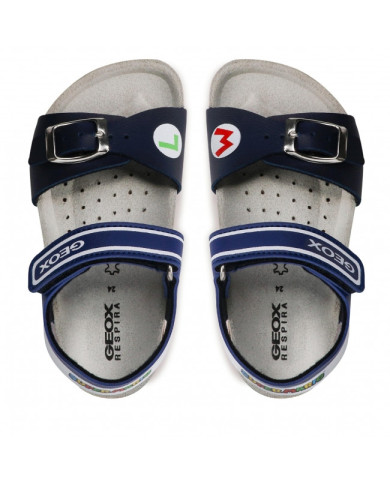 SANDALI  GEOX BAMBINO GHITA NAVY/ROYAL J258LC 000BC C4226 TG:28-35