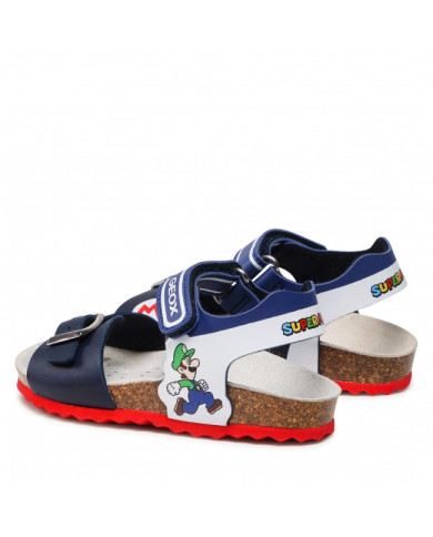 SANDALI  GEOX BAMBINO GHITA NAVY/ROYAL J258LC 000BC C4226 TG:36-39