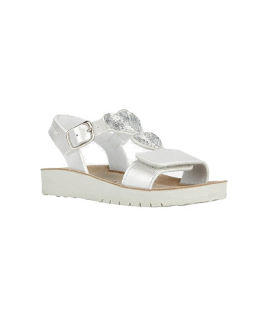 SANDALI GEOX BAMBINA COSTAREI SILVER J35EAD 0NF2J C1007