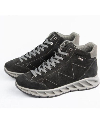 SNEAKERS IGI&CO DONNA GORE-TEX IN PELLE NERO 4677900