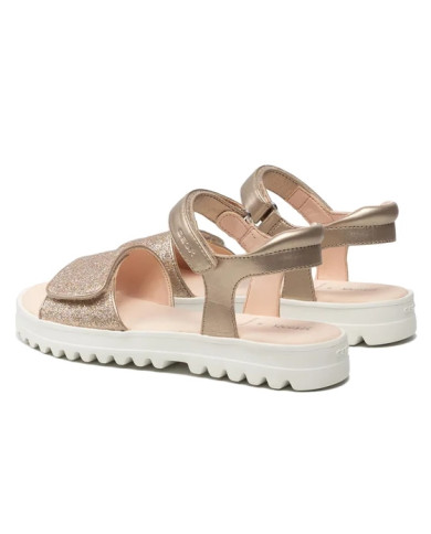 SANDALI GEOX BAMBINA CORALIE SILVER J256EB 0NFEW C1007 TG:28-35