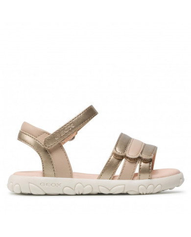 SANDALI GEOX BAMBINA HAITI PLATINUM J258ZA 0NFBC C2010 TG:27