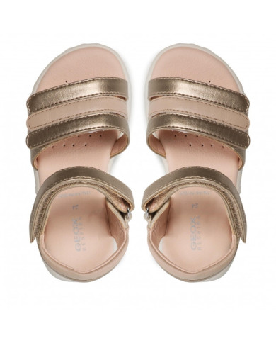 SANDALI GEOX BAMBINA HAITI PLATINUM J258ZA 0NFBC C2010 TG:27