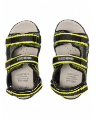 SANDALI GEOX BAMBINO STRADA   BLACK/FLUO YELLOW J1524A 014CE C9151