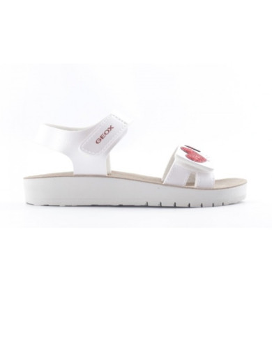 SANDALI GEOXS COSTAREI WHITE/RED J35EAF 000BC C0050