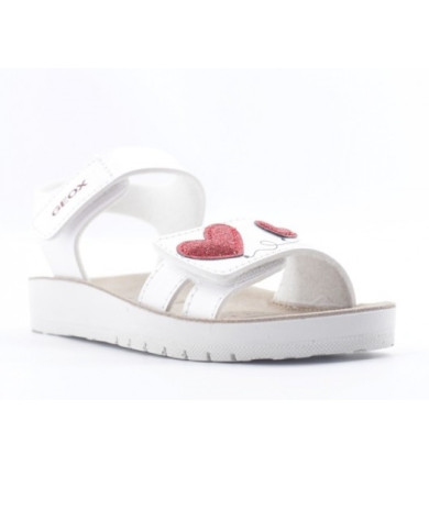 SANDALI GEOXS COSTAREI WHITE/RED J35EAF 000BC C0050