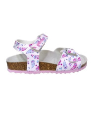 SANDALI GEOX BAMBNA J ADRIEL G. C - SINT.GLITTER WHITE/LAVENDER J028MC 000QD C1030 tg:32-35