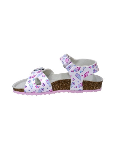 SANDALI GEOX BAMBNA J ADRIEL G. C - SINT.GLITTER WHITE/LAVENDER J028MC 000QD C1030 tg:32-35
