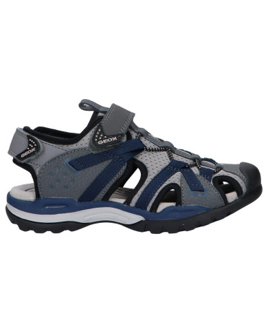 SANDALI GEOX BAMBINO J BOREALIS B. - PR.DBK+MESH DK GREY/NAVY J920RB OCE14 C0739