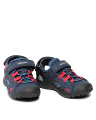 SANDALI GEOX BAMBINO J VANIETT B.C. LYCRA+PR.DBK  NAVY/BLUE J155XC 015CE CF44M