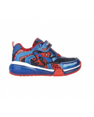 SNEAKERS GEOX BAMBINO J AYONYC B. B - TESS.+DBK ST. NAVY/ROYAL SPIDERMAN J26FEB 011CE C4226 tg:28-35