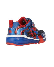 SNEAKERS GEOX BAMBINO J AYONYC B. B - TESS.+DBK ST. NAVY/ROYAL SPIDERMAN J26FEB 011CE C4226 tg:28-35