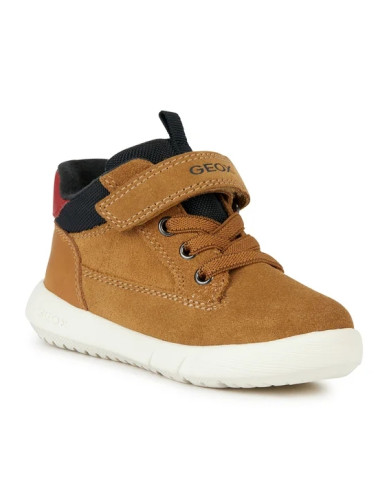 SNEAKERS GEOX BAMBINO PRIMI PASSI B HYROO A - SCAM.+GBK CER. CURRY/BLACK 20-23 B365DA 022ME C2306/A